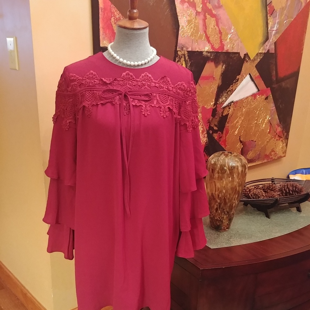 Bell sleeve top